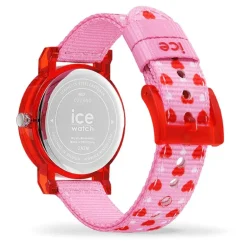 Montre Enfant S ICE WATCH LEARNING RED LOVE Nylon Rose Coeur