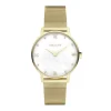 Montre femme AMALYS DIANA acier doré