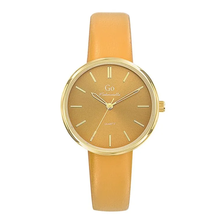 Montre Femme Analogique GO Cuir Jaune 699446