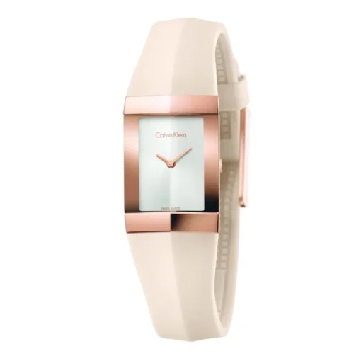 Montre Femme CALVIN KLEIN SHAPE Silicone Beige