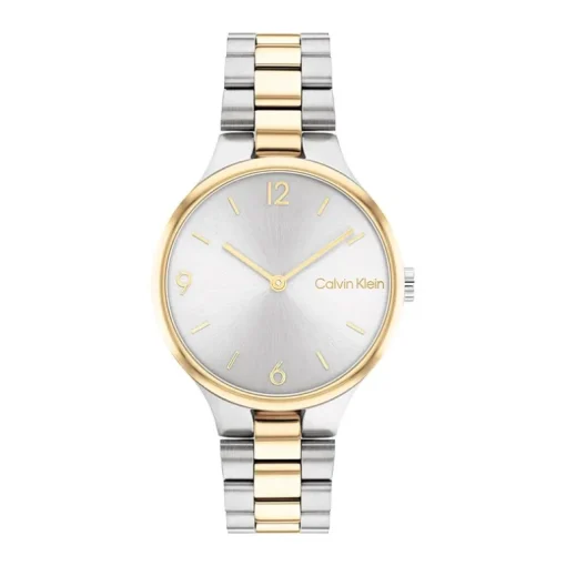 montre femme CALVIN KLEIN linked acier bicolore 25200132