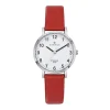 Montre Femme CERTUS Cuir Rouge