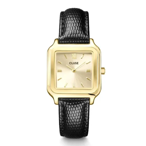 Montre Femme CLUSE GRACIEUSE Cuir Noir