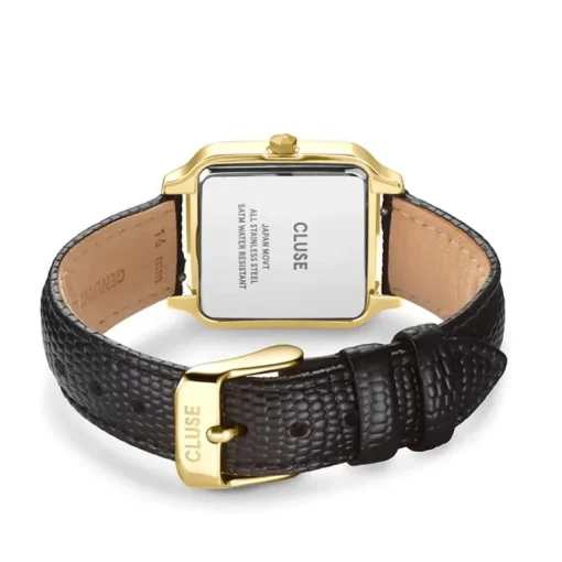 Montre Femme CLUSE GRACIEUSE Cuir Noir