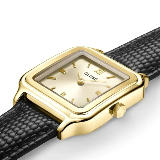 Montre Femme CLUSE GRACIEUSE Cuir Noir