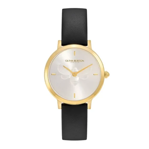Montre Femme OLIVIA BURTON SIGNATURE Cuir Noir