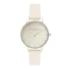 montre femme olivia burton Classics flirte cuir rose poudré