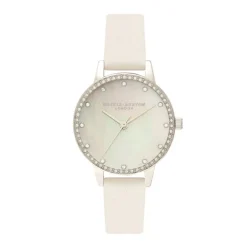 montre femme olivia burton Classics flirte cuir rose poudré