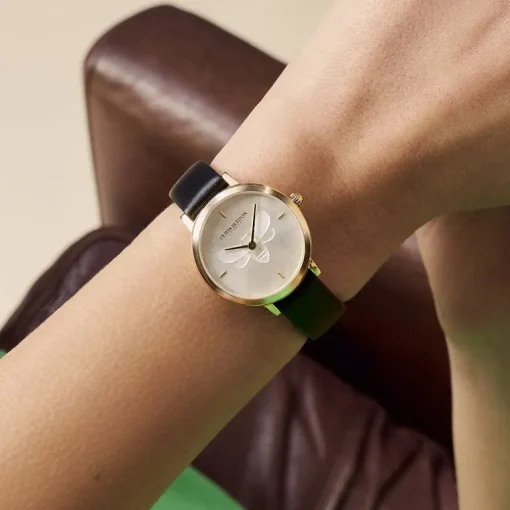 Montre Femme OLIVIA BURTON SIGNATURE Cuir Noir