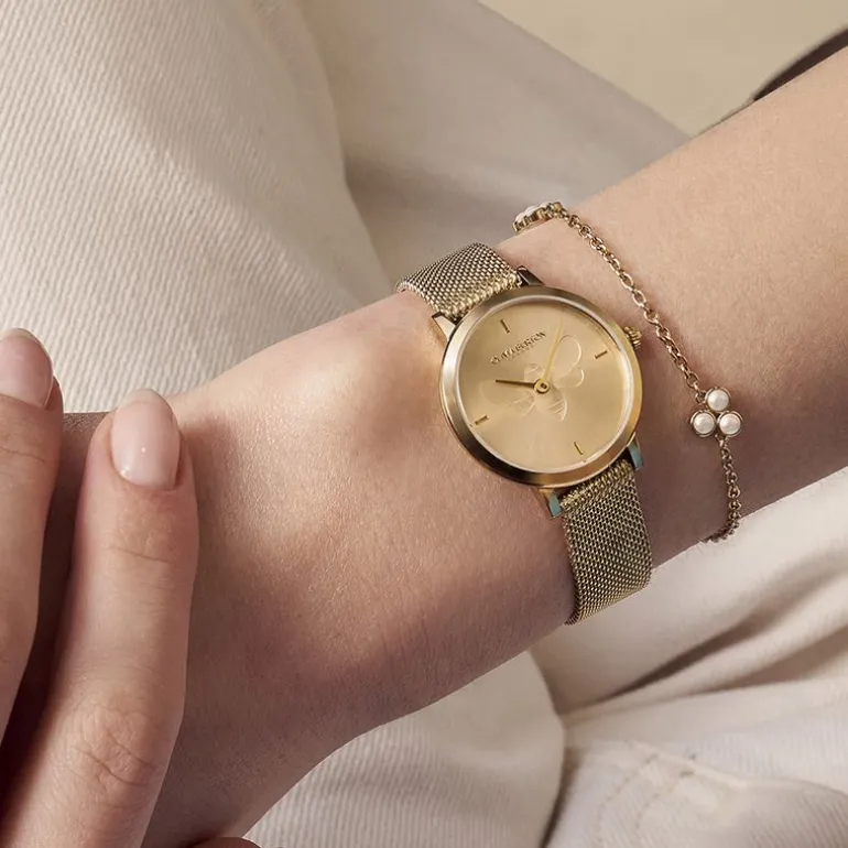 Montre Femme OLIVIA BURTON SIGNATURE Acier Doré