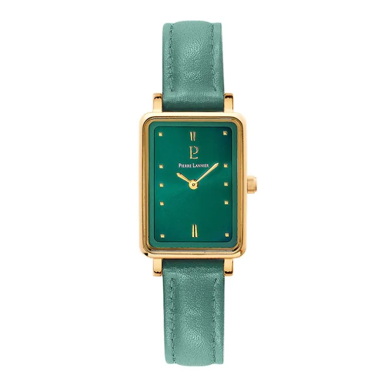 Montre Femme PIERRE LANNIER ARIANE Cuir Vert