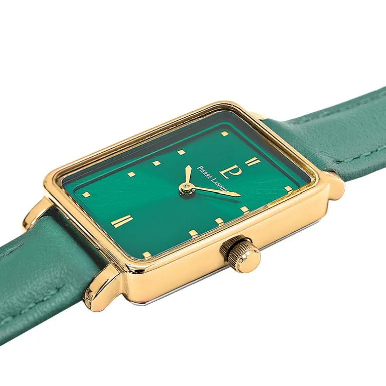 Montre Femme PIERRE LANNIER ARIANE Cuir Vert