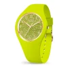 Montre Femme S ICE WATCH GLITTER Silicone Lime