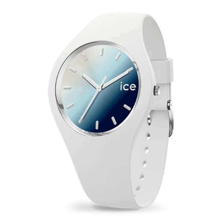 Montre Femme S ICE WATCH SUNSET Silicone Blanc