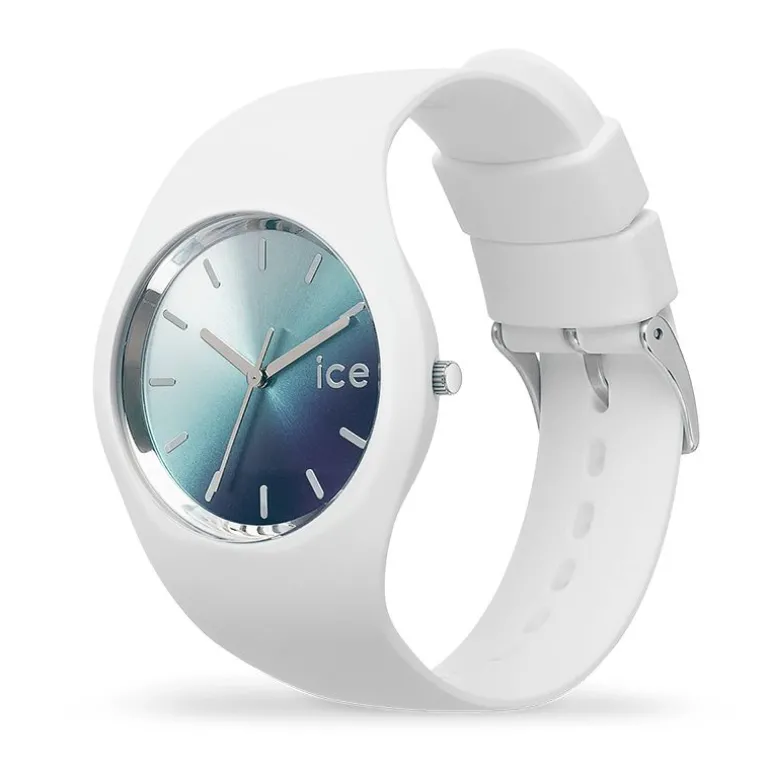 Montre Femme S ICE WATCH SUNSET Silicone Blanc