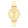 montre femme Sculptural Calvin Klein acier doré 25200309