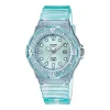 Montre Femme CASIO TIMELESS "POP" Résine Bleue Transparente
