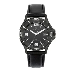 Montre Homme Analogique CERTUS Cuir Noir 611069