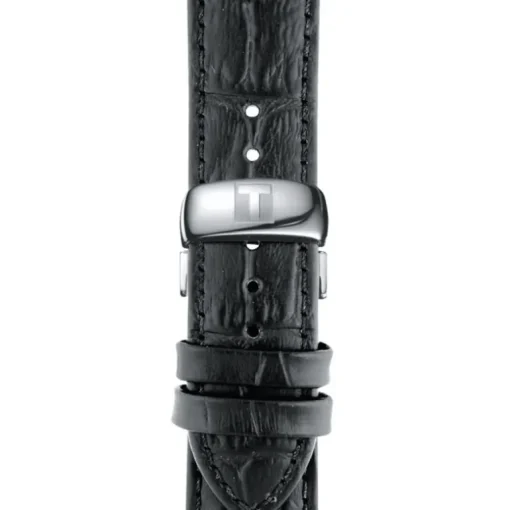 montre Homme automatique TISSOT T-Classic TRADITION POWERMATIC 80 OPEN HEART cuir noir