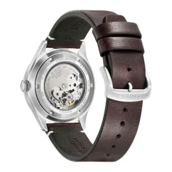 Montre Homme Automatique CITIZEN CRYSTAL SEVEN MECHANICAL Cuir Brun