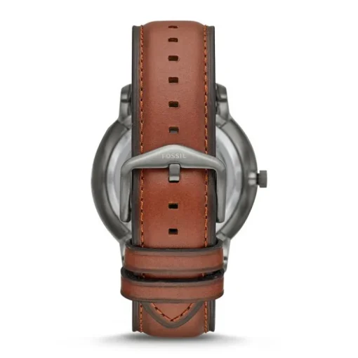 montre homme automatique FOSSIL Neutra cuir brun