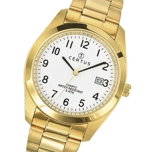 Montre Homme CERTUS Acier Doré