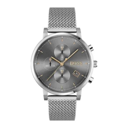 Montre Homme Chronographe BOSS Acier Argenté