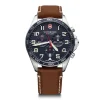 Montre Homme Chronographe Victorinox Fieldforce Cuir Marron 241854