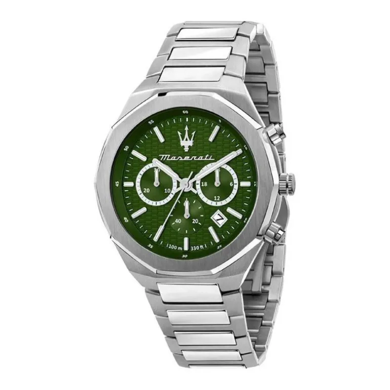 Montre Homme Chronographe MASERATI STILE Acier Argenté R8873642011