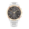 Montre Homme Chronographe TOMMY HILFIGER JAMESON Acier Argenté