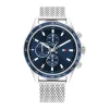 Montre Homme Chronographe TOMMY HILFIGER MILES Acier Argenté
