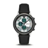 Montre Homme Chronographe EMPORIO ARMANI RENATO Cuir Noir