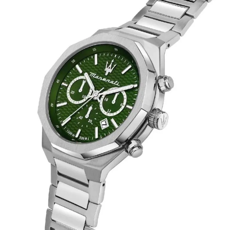 Montre Homme Chronographe MASERATI STILE Acier Argenté R8873642011