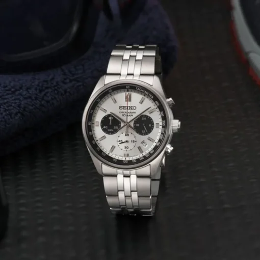 Montre Homme Chronographe Seiko Acier Argenté SSB425P1