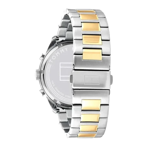 Montre Homme Chronographe TOMMY HILFIGER MATTHEW Acier Bicolore Argenté et Doré