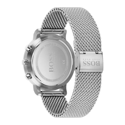 Montre Homme Chronographe BOSS Acier Argenté