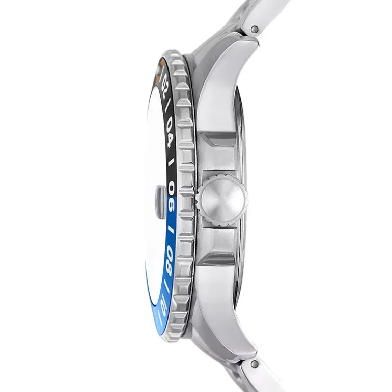 Montre Homme FOSSIL Blue GMT en acier inoxydable FS5991