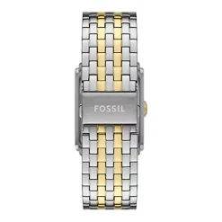 Montre Homme FOSSIL CARRAWAY BLEU Acier Bicolore