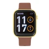 Montre Mixte Connectée TEKDAY DORE Silicone Brun