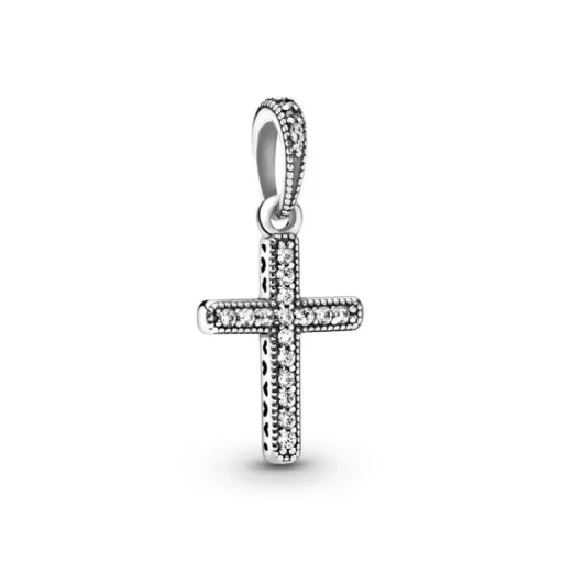 Pendentif Femme Pandora ARGENT 925/1000 Croix Scintillante 397571CZ